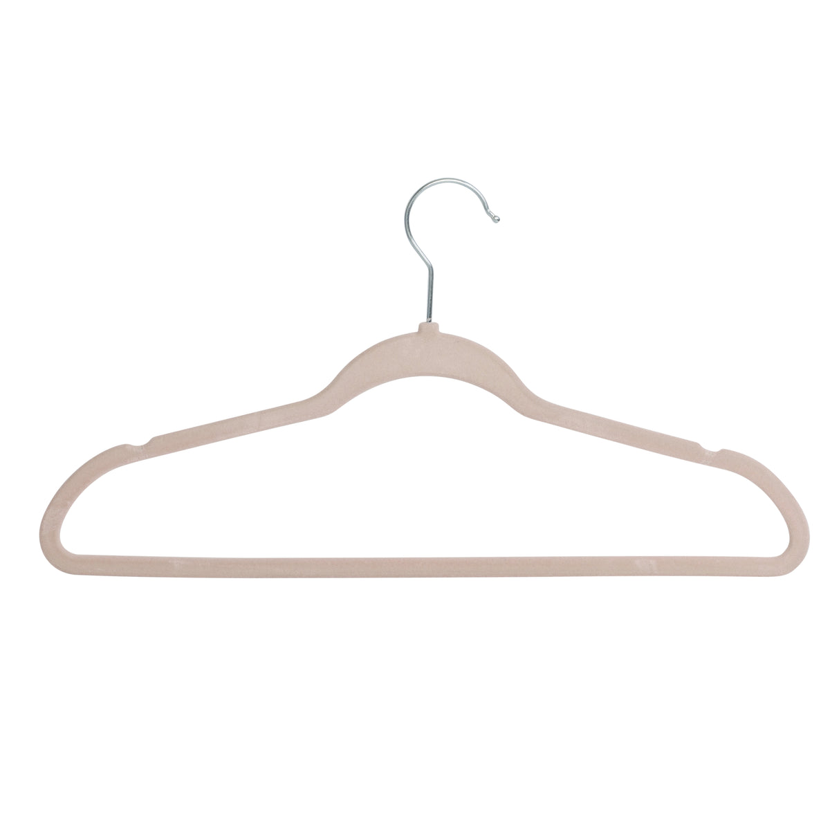 25-Pack Velvet Hanger with Gold Hook, Dark Grey