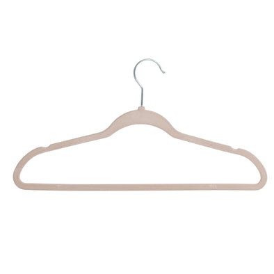 Dusty Pink Slim-Profile Non-Slip Velvet Hangers