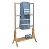 Natural Bamboo 3-Tier Towel Rack
