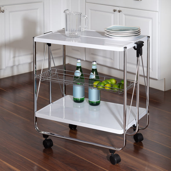 Can also be used as a craft cart, portable plant stand, office cart, toy storage, etc.