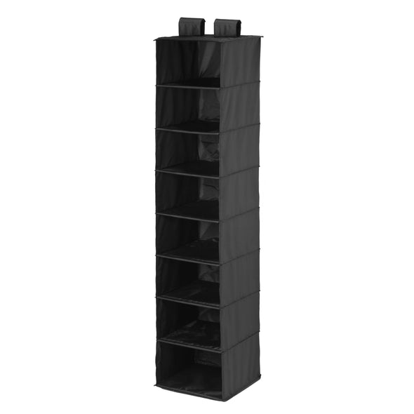 Black 8-Shelf Hanging Closet Organizer