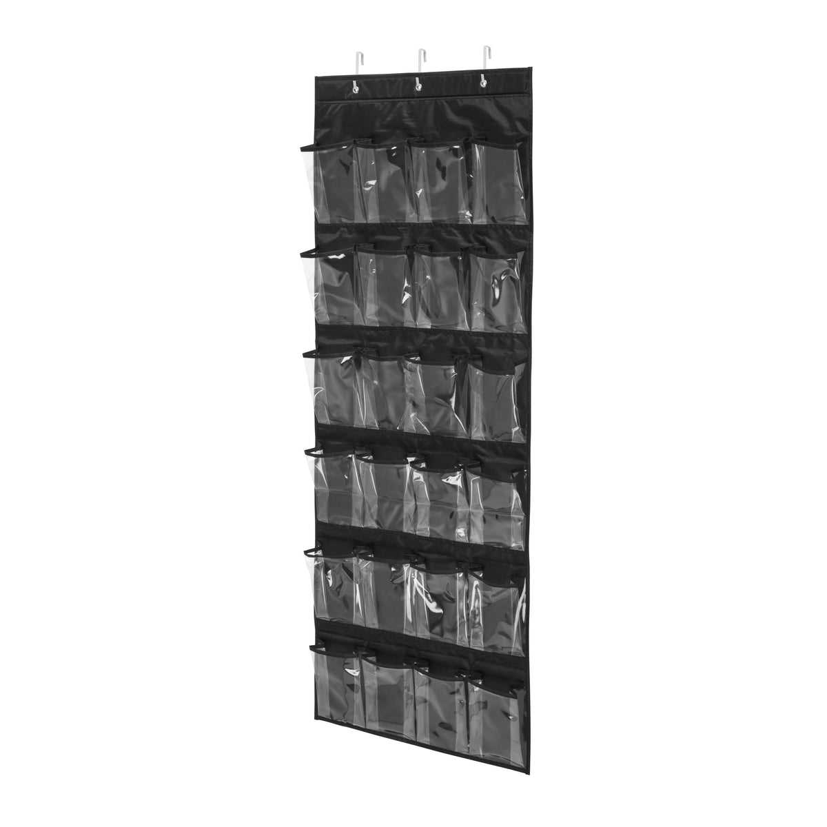 Over the Door Shoes Rack 20-Pocket Organizer 5-Layer Hanging Storage Shelf  Black, 1 unit - Fry's Food Stores