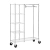 Dimensions: 48"W x 68"H x 18"D (without casters)