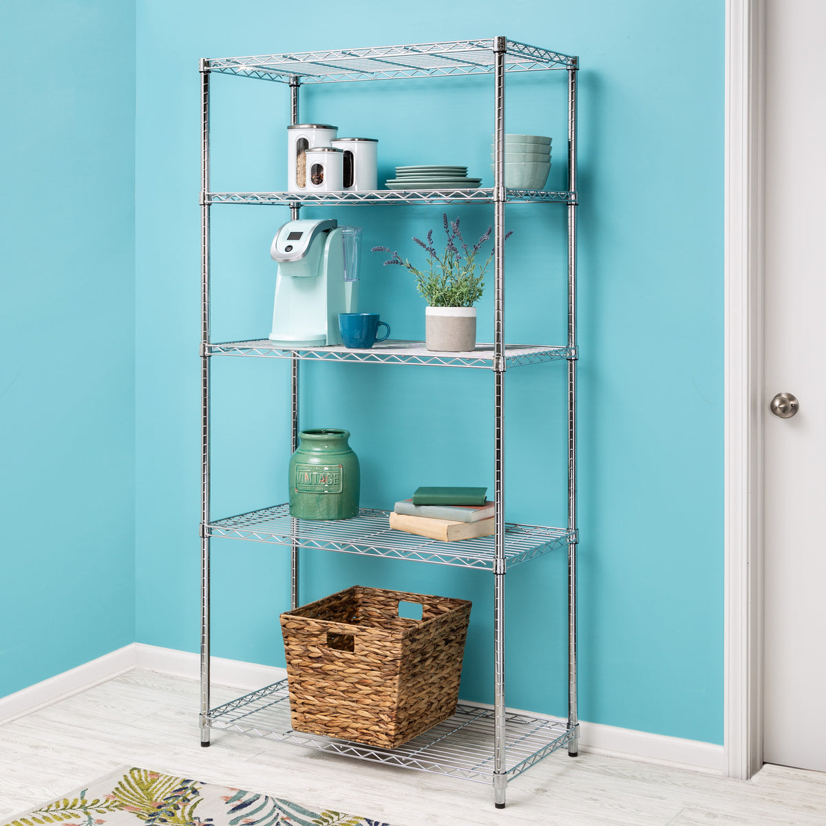 Tatahance Yellow 3-Tier Beech Wood Shelving Unit (17.7 in. W x 31.5 in. H x  12.6 in. D) W128352205-F - The Home Depot