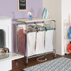 3-bag laundry sorter for ease of clothes separation