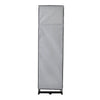 Gray 46-Inch Wide Portable Wardrobe Closet with Shelf