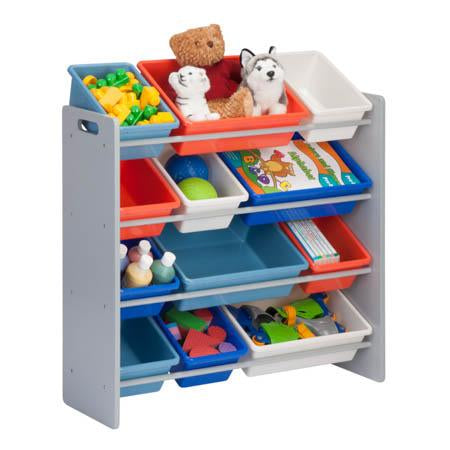 Duke Baby Kids Toy Storage Organizer with Pull-Out Storage Bins, Display Bookshelves, Toy Cabinets for Kids Playrooms Bedrooms Age 1-12, Whale