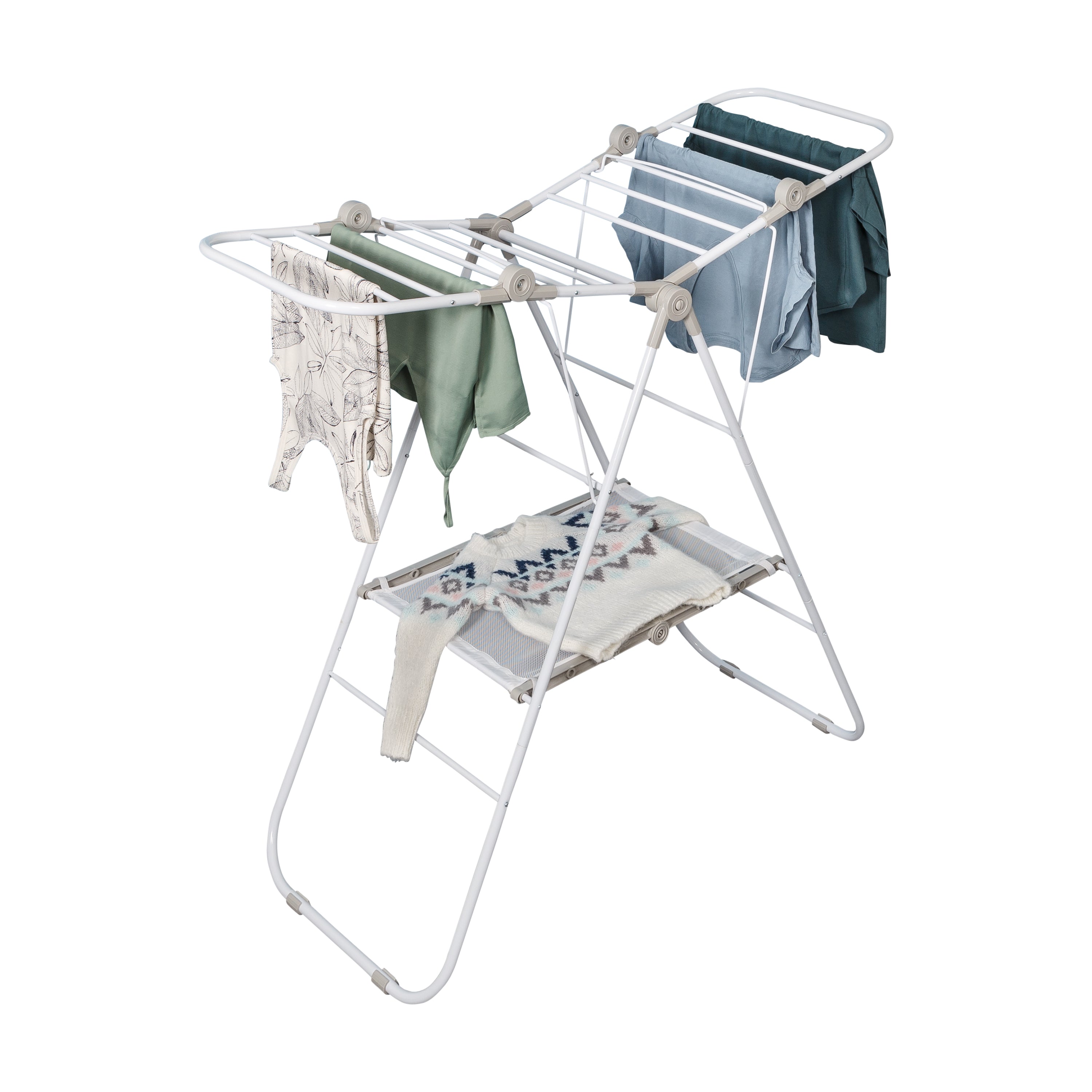 Compact clothes discount airer