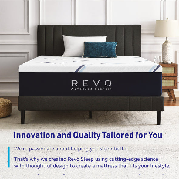 Revo 12-Inch Gel Memory Foam Mattress