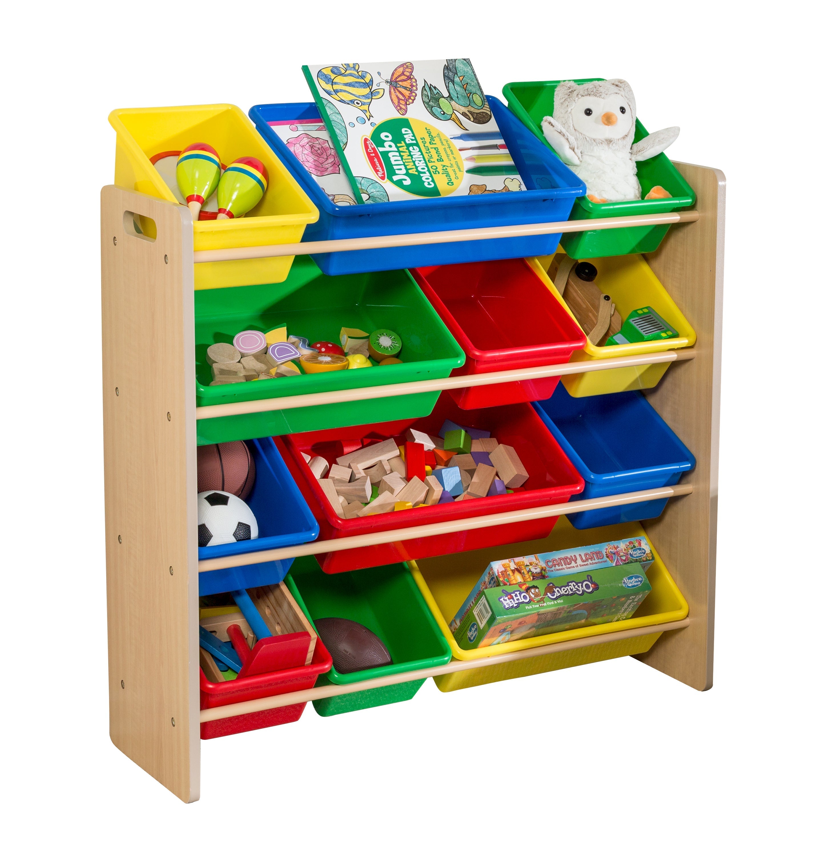 Colored toy best sale storage bins