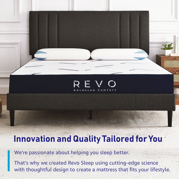 Revo 8-Inch Gel Memory Foam Mattress