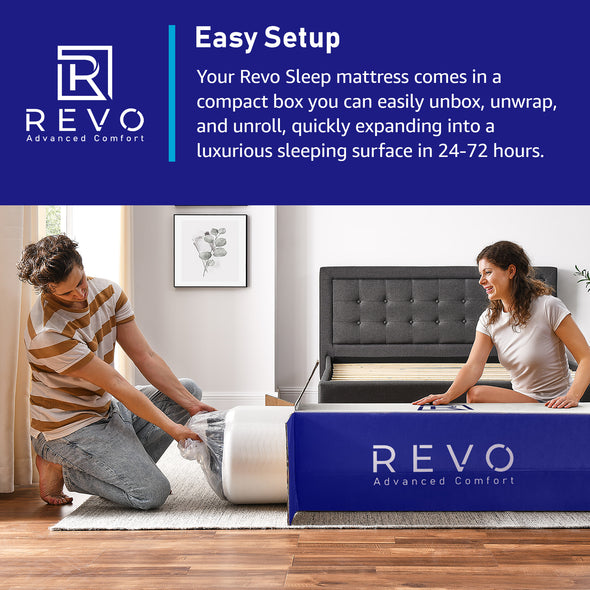 Revo 8-Inch Gel Memory Foam Mattress