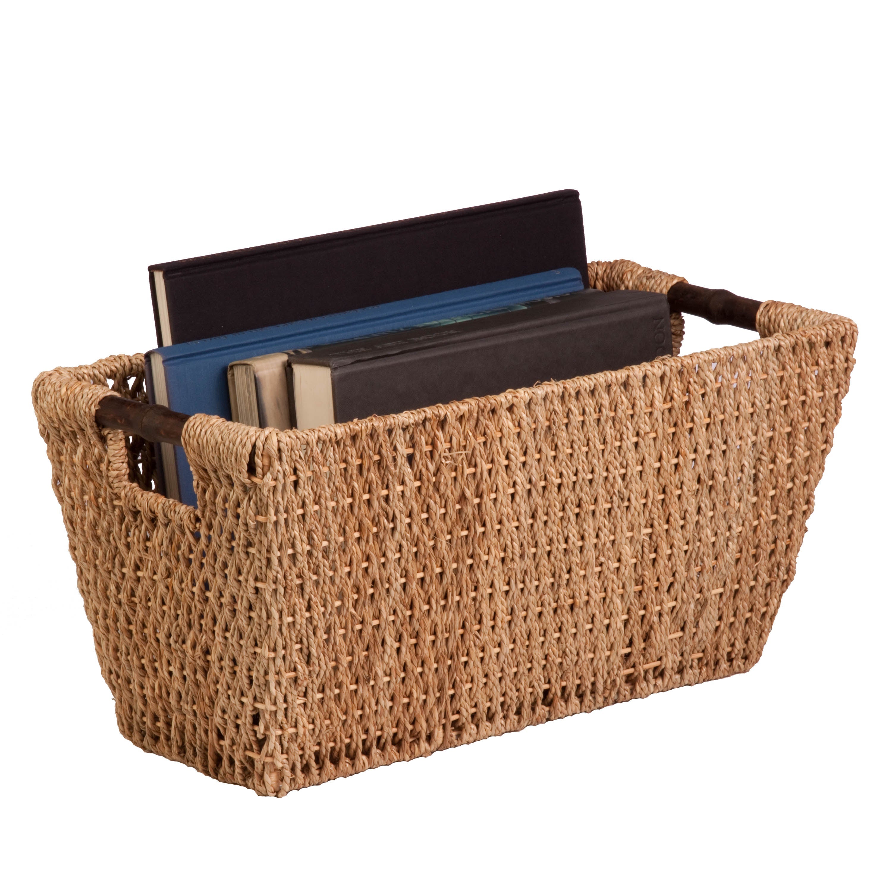 Honey-Can-Do Natural Wicker Open Storage Baskets (Set of 2)