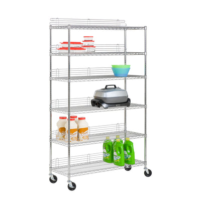 6-tier shelf means maximum storage opportunities in any room