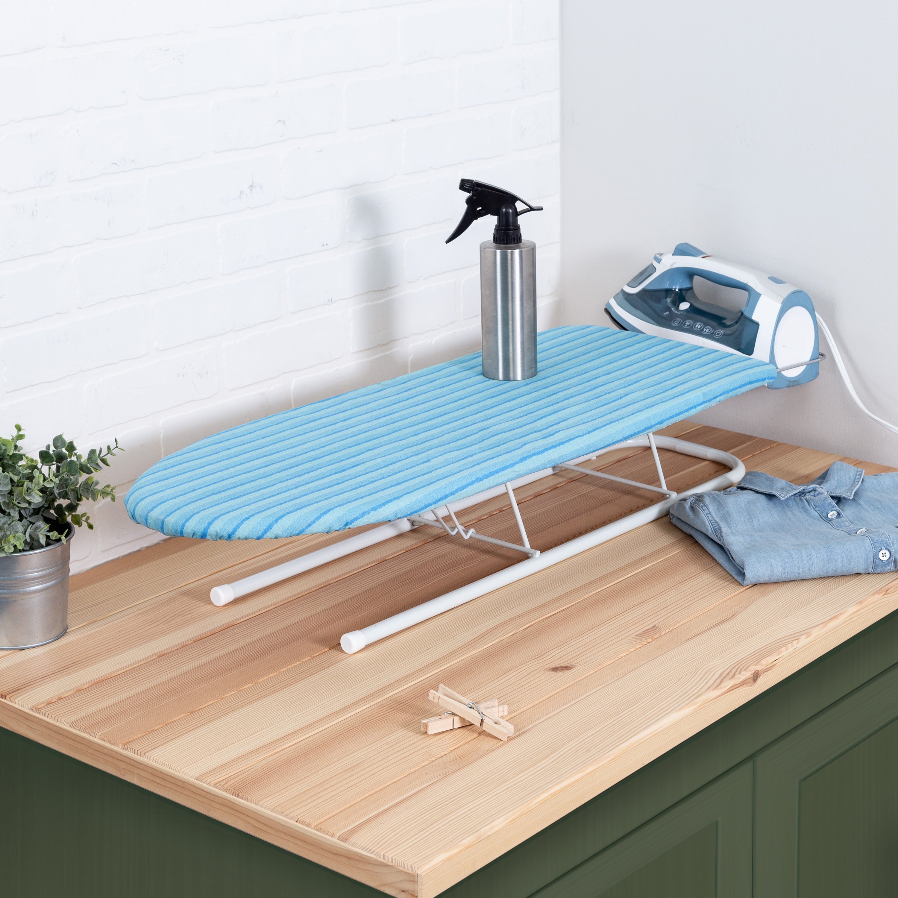  Sunbeam Ironing Board with Rest,Blue : Home & Kitchen