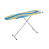 Blue/Yellow Folding Ironing Board with Iron Rest
