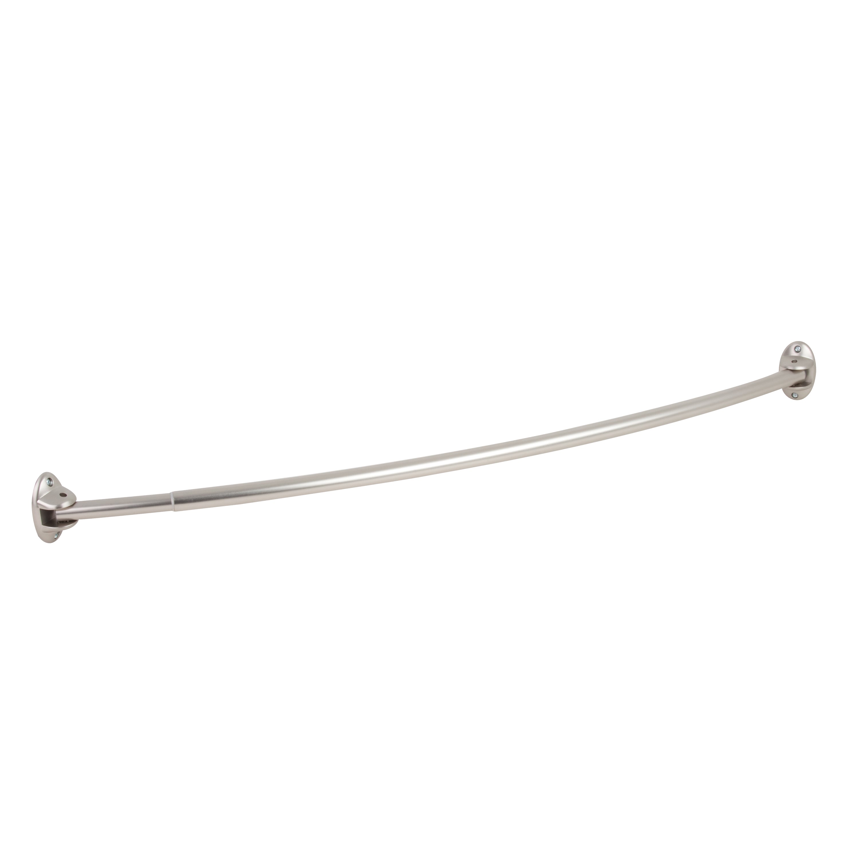 Honey-Can-Do 72 Curved Shower Rod, Brushed Nickel