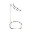 Satin Nickel Wire Freestanding Toilet Paper Holder and Dispenser
