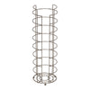 Satin Nickel Cage Wire Freestanding 4 Roll Toilet Paper Holder