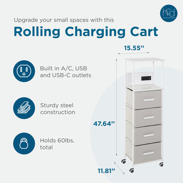 Dimensions: 15.55" L x 11.81" W x 47.64" H; 60 lb weight capacity