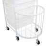 White 7-Drawer Rolling Craft Storage Cart