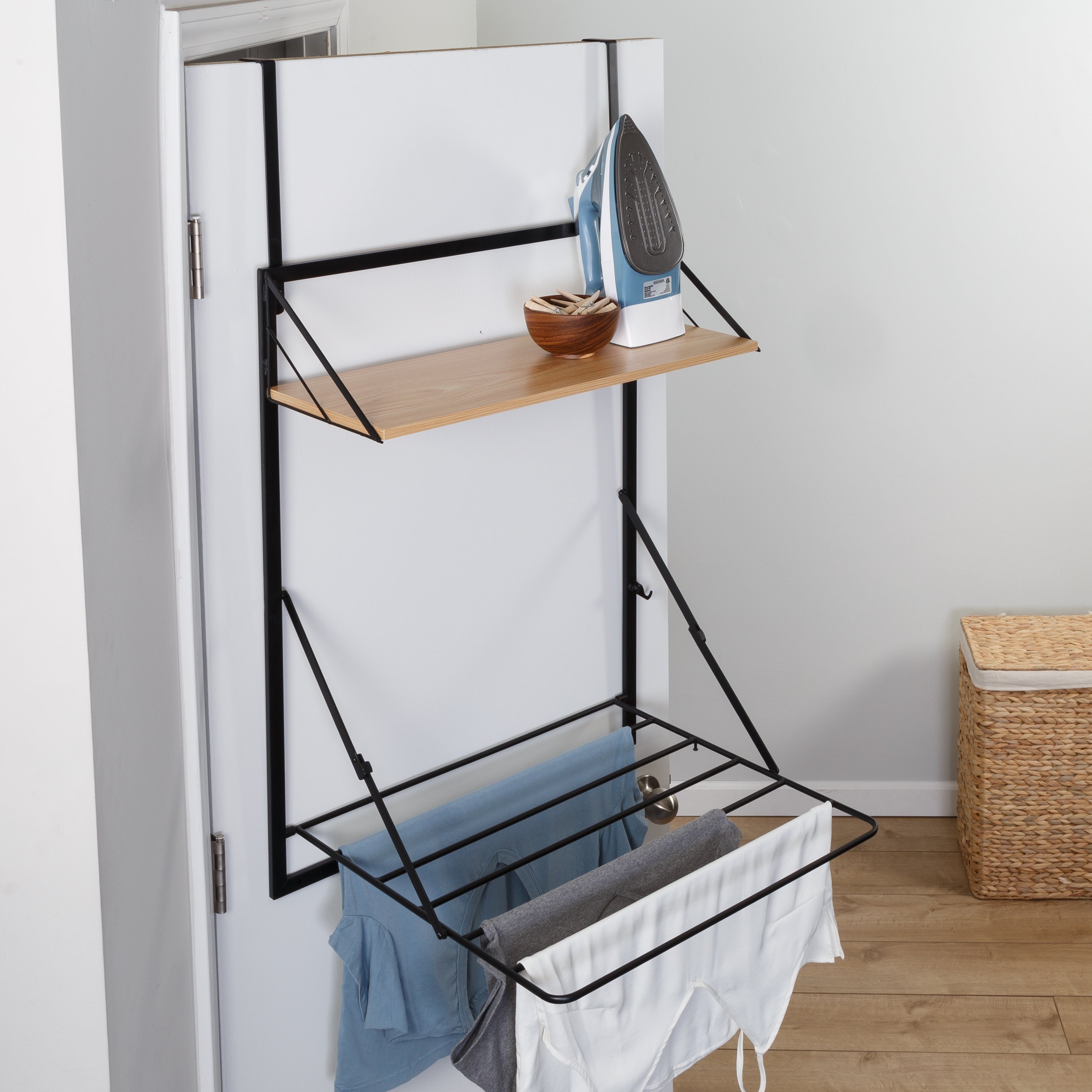 Honey Can Do Collapsible Wood Clothes Drying Rack