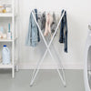 Hang smaller items like socks, tank tops and underwear on the thinner middle wires