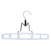 White Pant and Skirt Clamp Hangers (12-Pack)