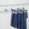 White Pant and Skirt Clamp Hangers (12-Pack)