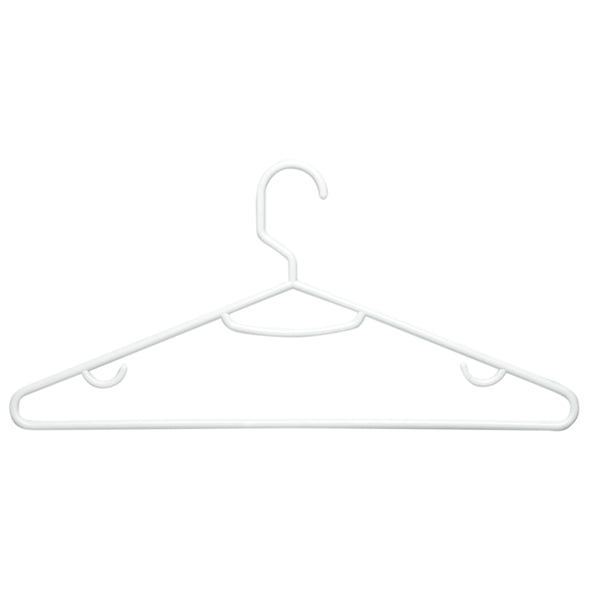 White Plastic Recycled Hangers