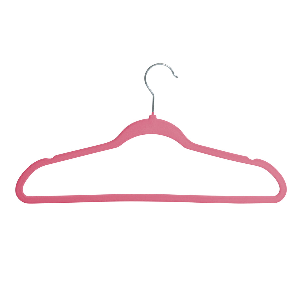  HOUSE DAY Pink Velvet Hangers 60 Pack, Non Slip Flocked Felt  Hangers, Sturdy Velvet Clothes Hangers, Cute Heart Hangers, Heavy Duty Coat  Hangers, Ultra Slim Pink Hangers for Closet Space Saving 