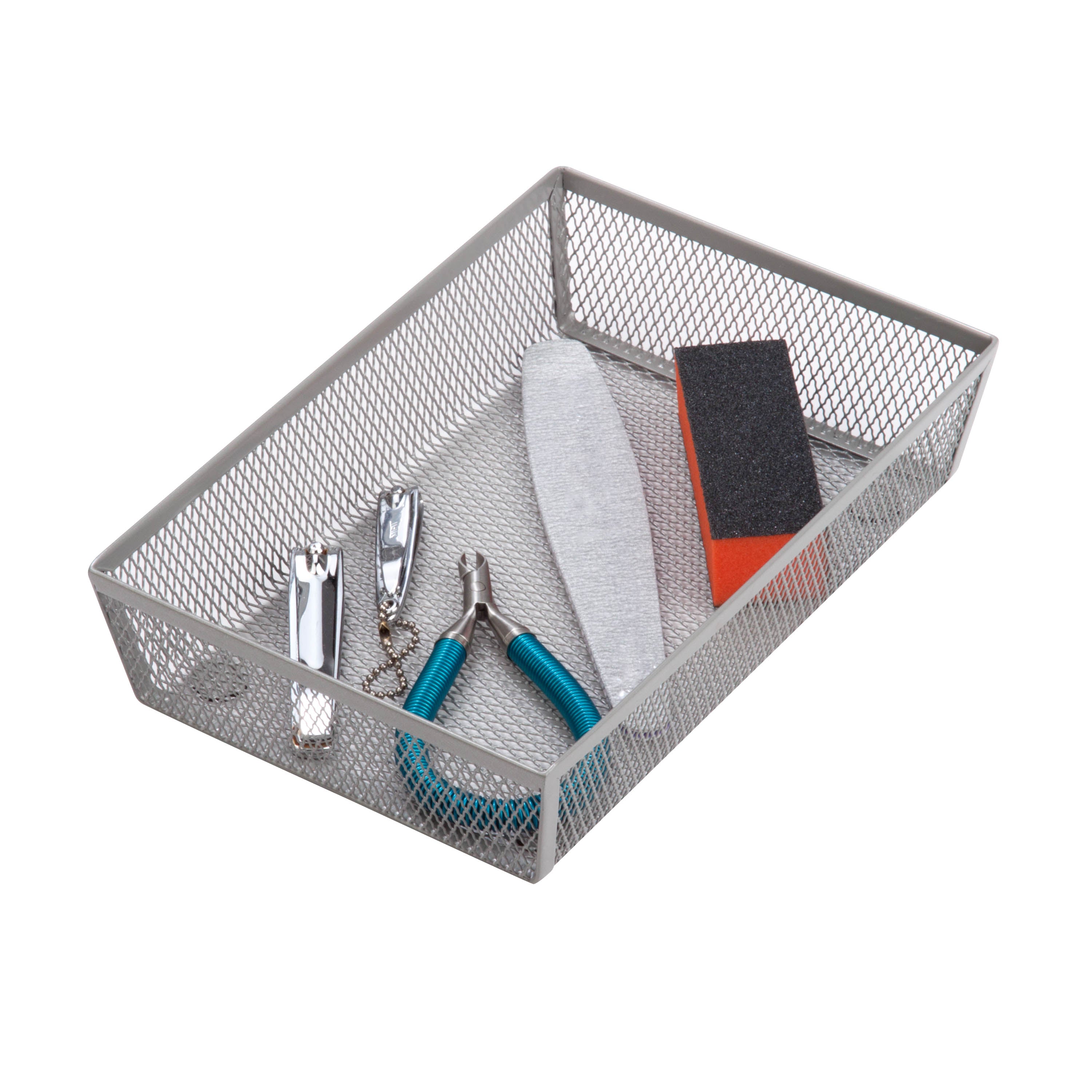 Metal Mesh Drawer Organizer - 9 x 6 Inch