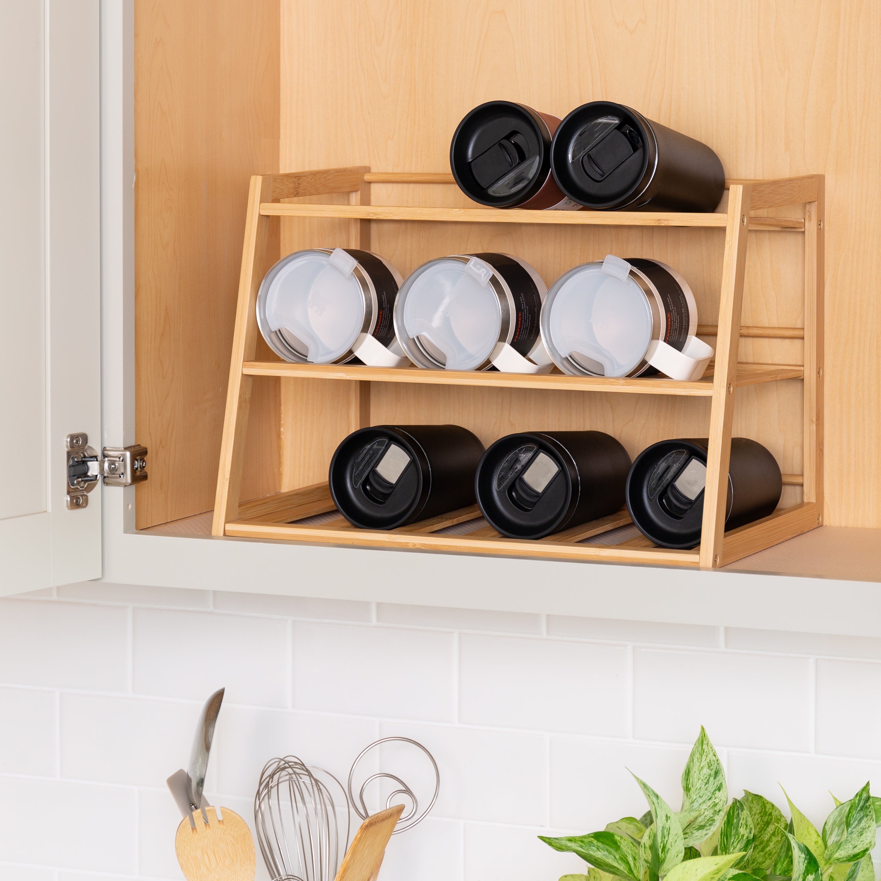 Buy Bamboo Spice Rack Drawer Organizer - Call to Action: Get your kitchen  organized with our Bamboo Spice Rack Drawer Organizer. Order now!