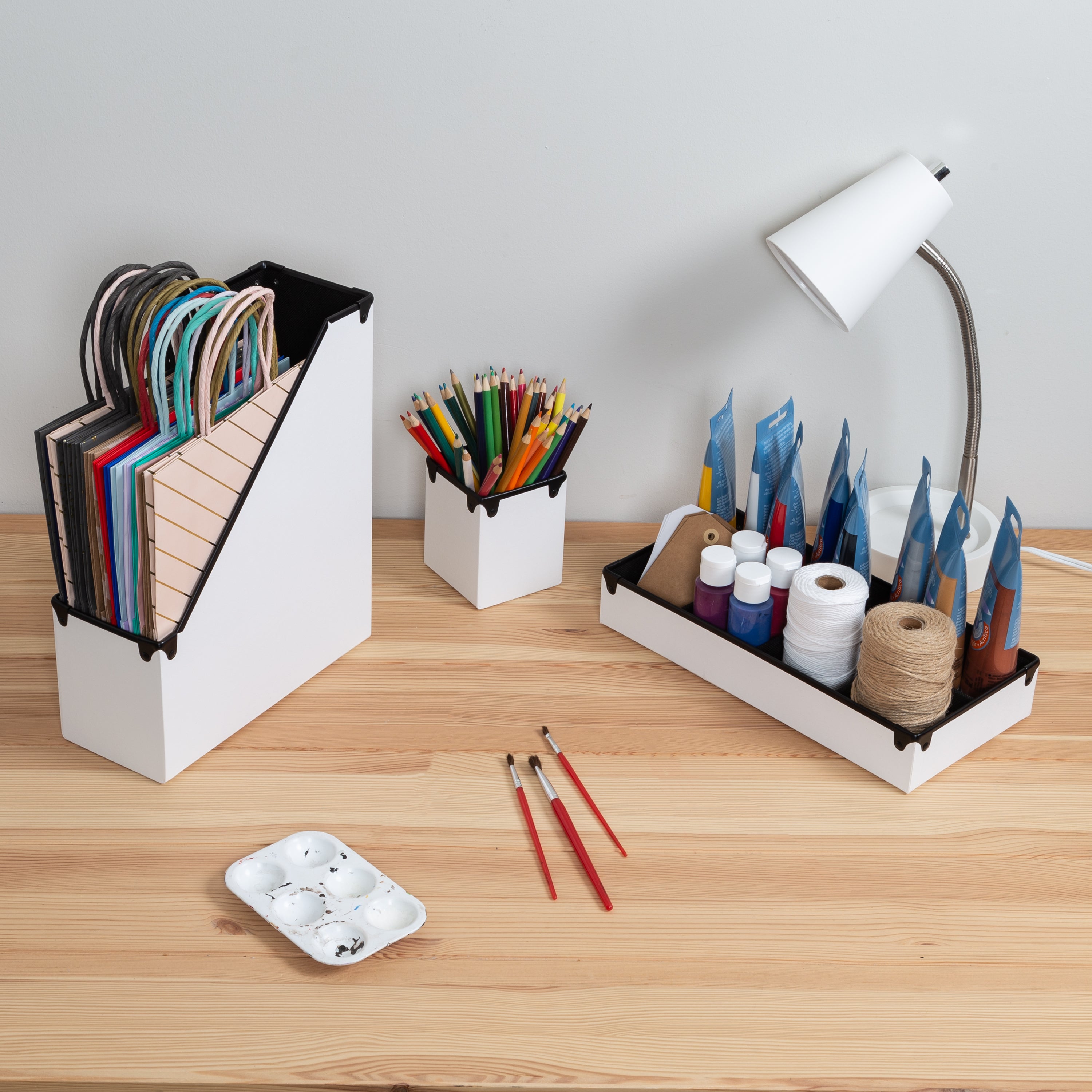 Paper Storage Desk Diy Desk Paper Organizer