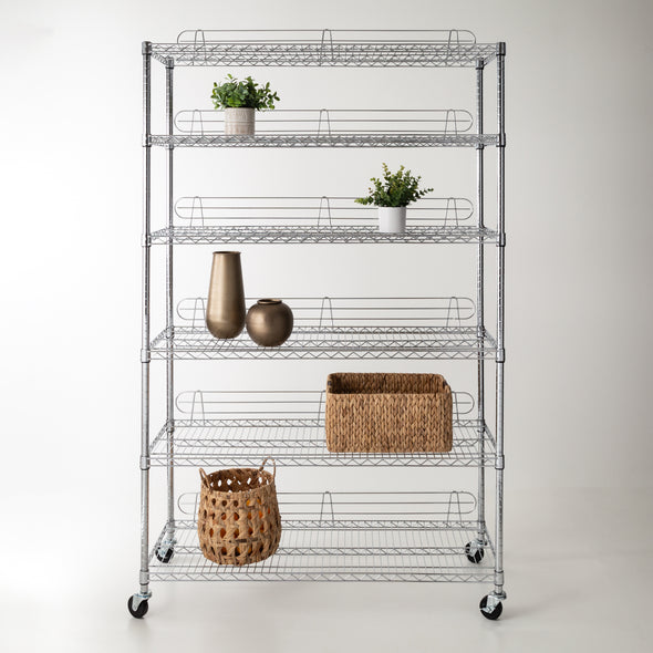6-tier shelf means maximum storage opportunities in any room