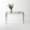 Chrome Small Adjustable Wire Table