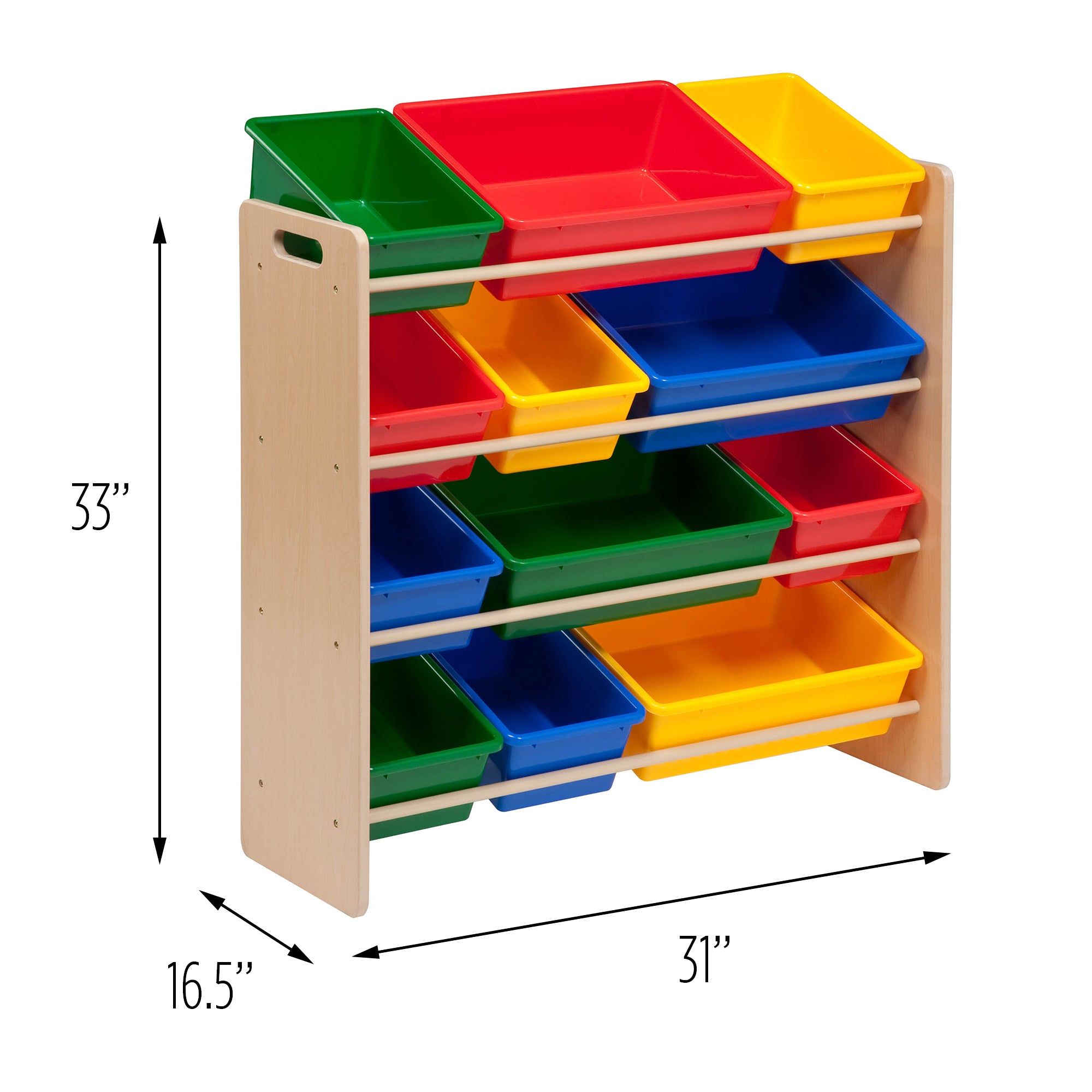 Toy Shelf With Bins