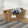 Natural Seagrass Basket with Handles