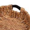 Natural Water Hyacinth Nesting Baskets with Wood Handles (Set of 3)