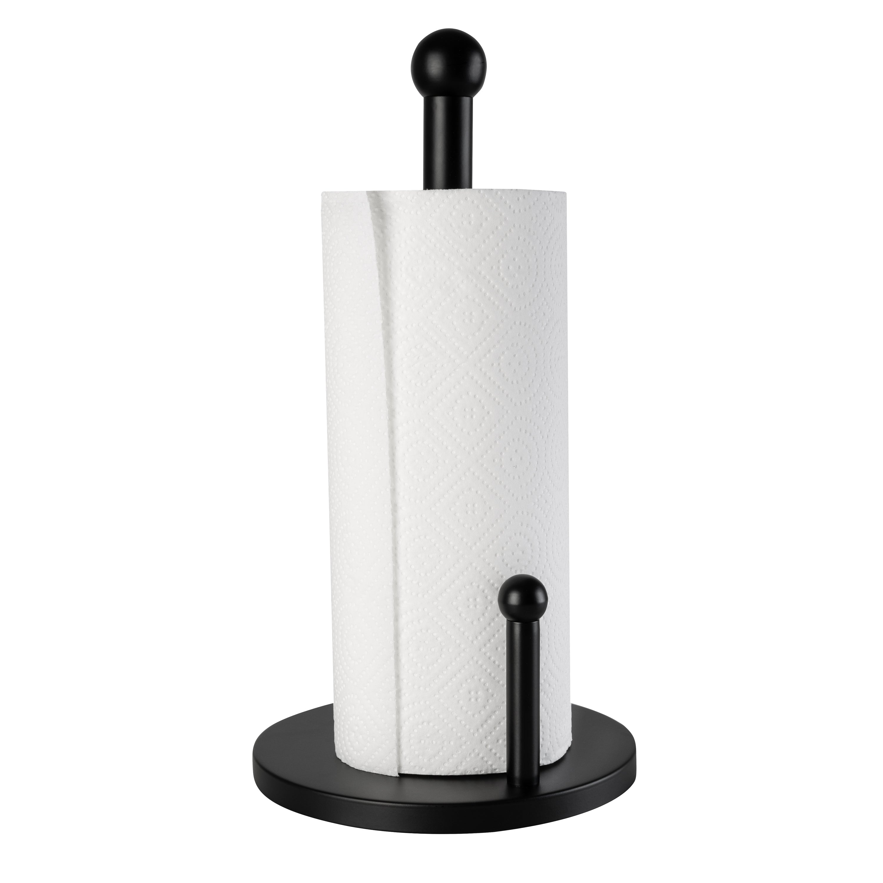 Black matte paper towel holder sale