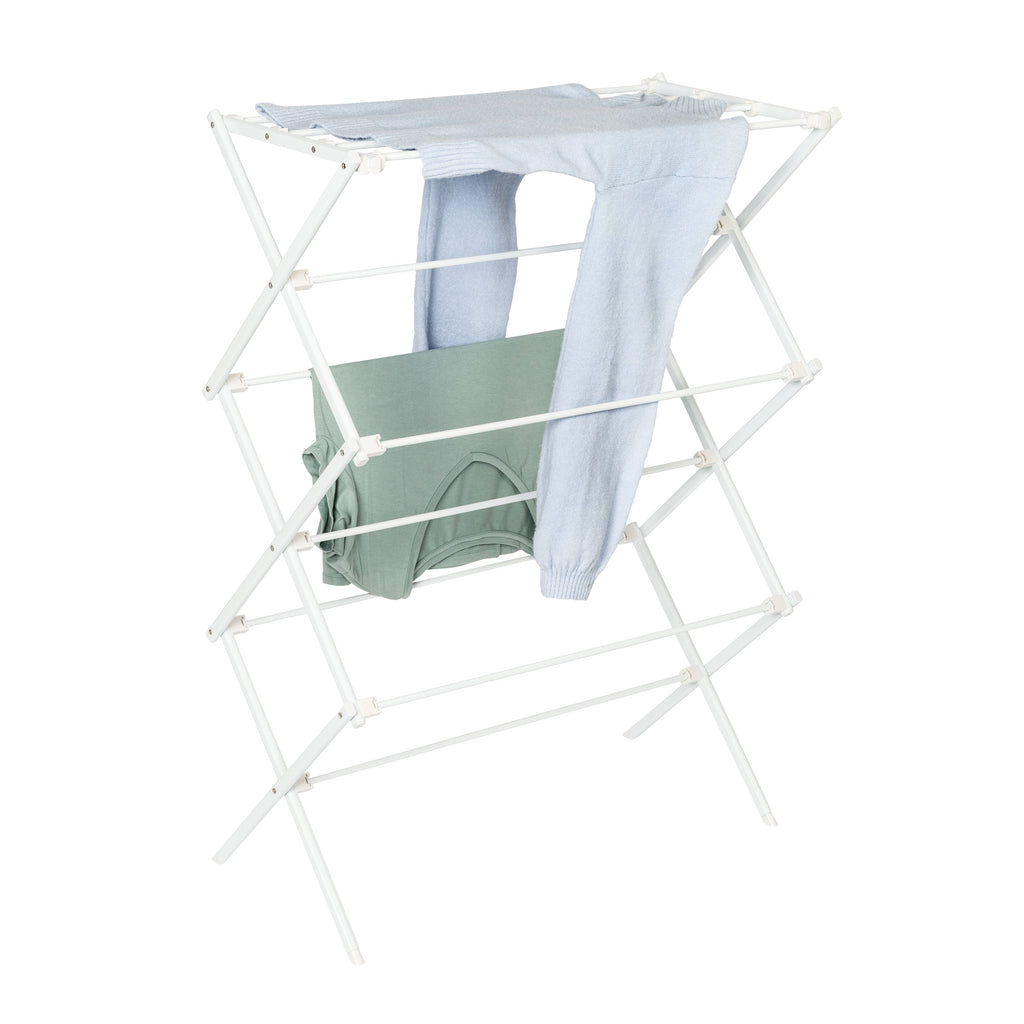Home Intuition Foldable Clothes Drying Rack Dryer (White