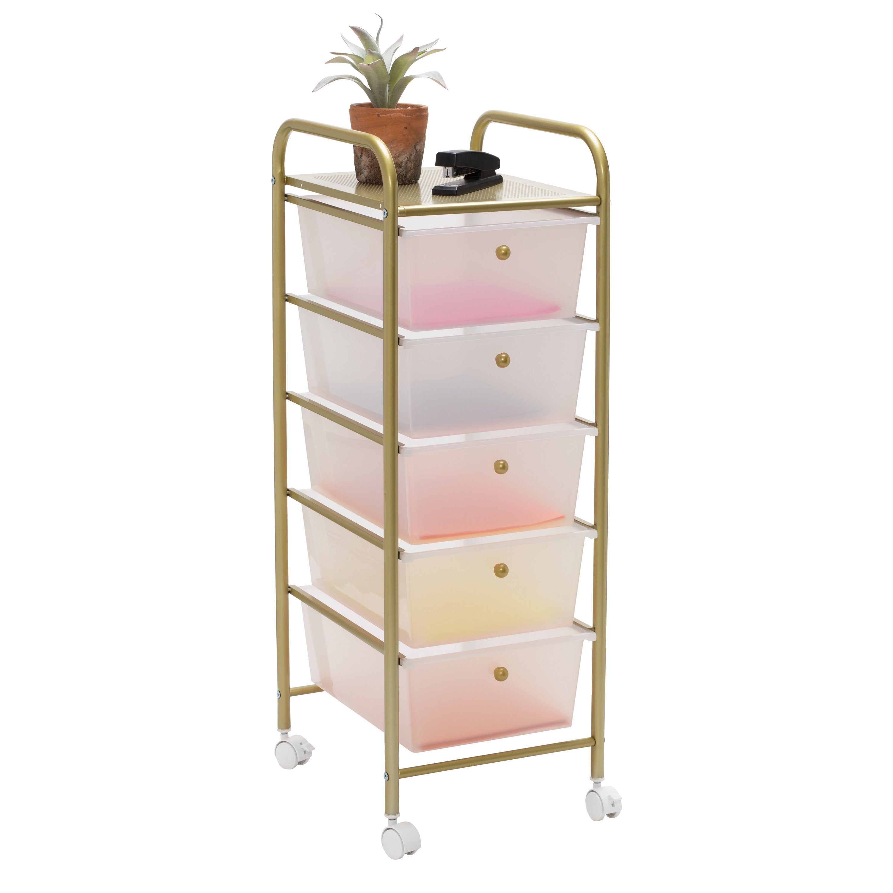Honey-Can-Do 10 Drawer Rolling Storage Cart