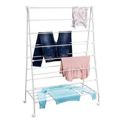 Honey-Can-Do Collapsible Clothes Drying Rack, White