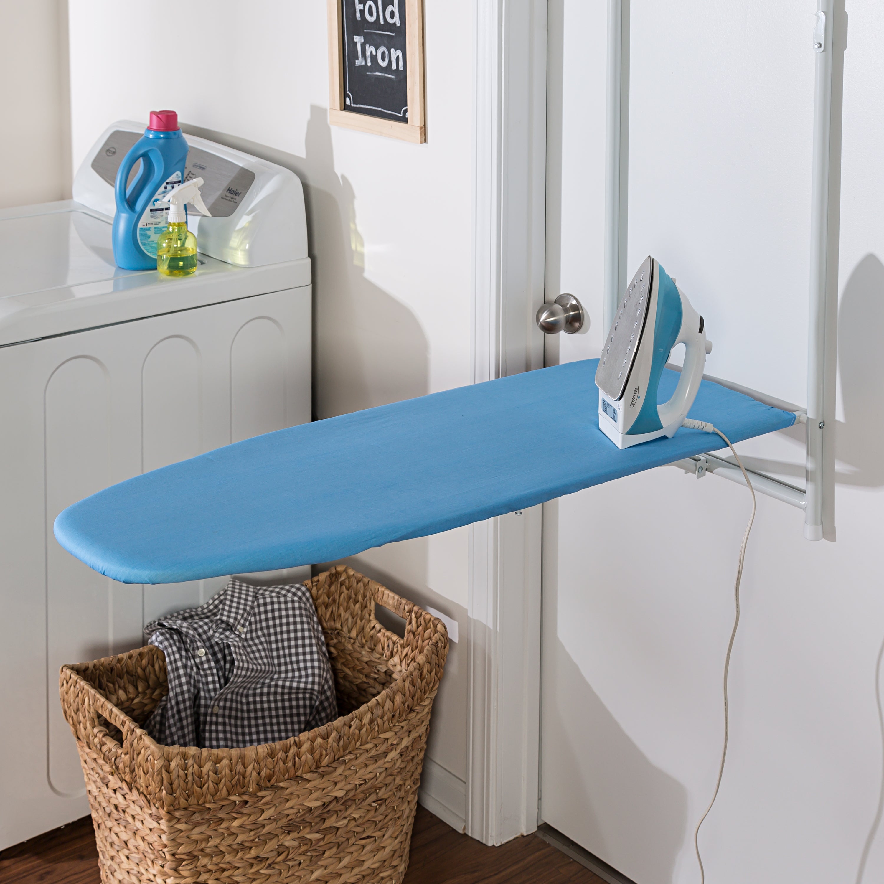 how to build drop down ironing board