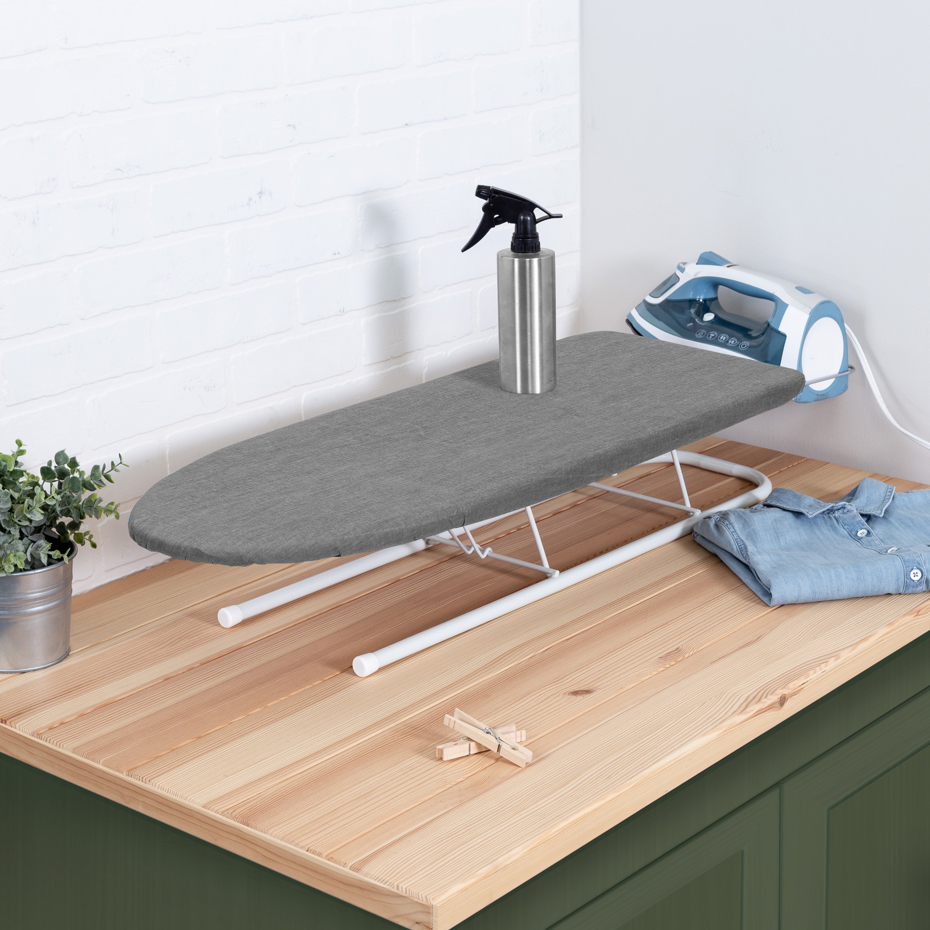  BKTD Small Ironing Board, Portable Tabletop Mini