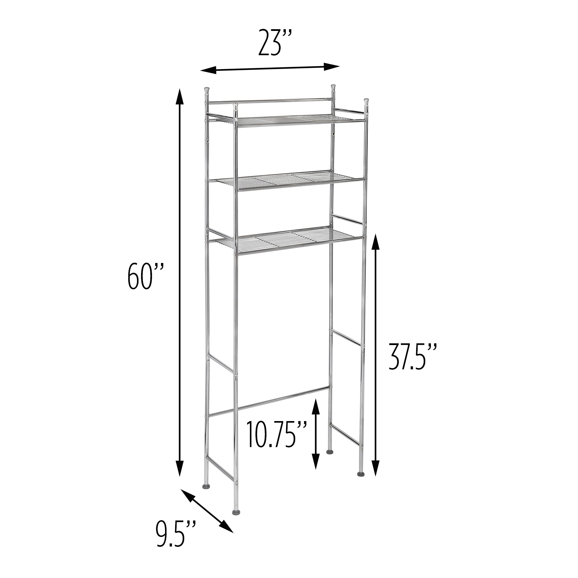 Skywin Over The Toilet Storage Shelf, Easy to Assemble Bathroom Storag –  Skywin Design
