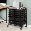 Assign drawers to specific supplies or people as your home office needs evolve