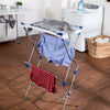 Chrome 2-Tier Foldable Drying Rack with Mesh Top