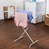 White Metal Folding X-Frame Drying Rack