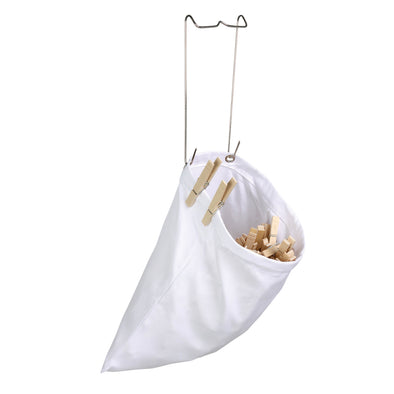  Honey-Can-Do Cotton Laundry Bag LBG-01140 White : Home
